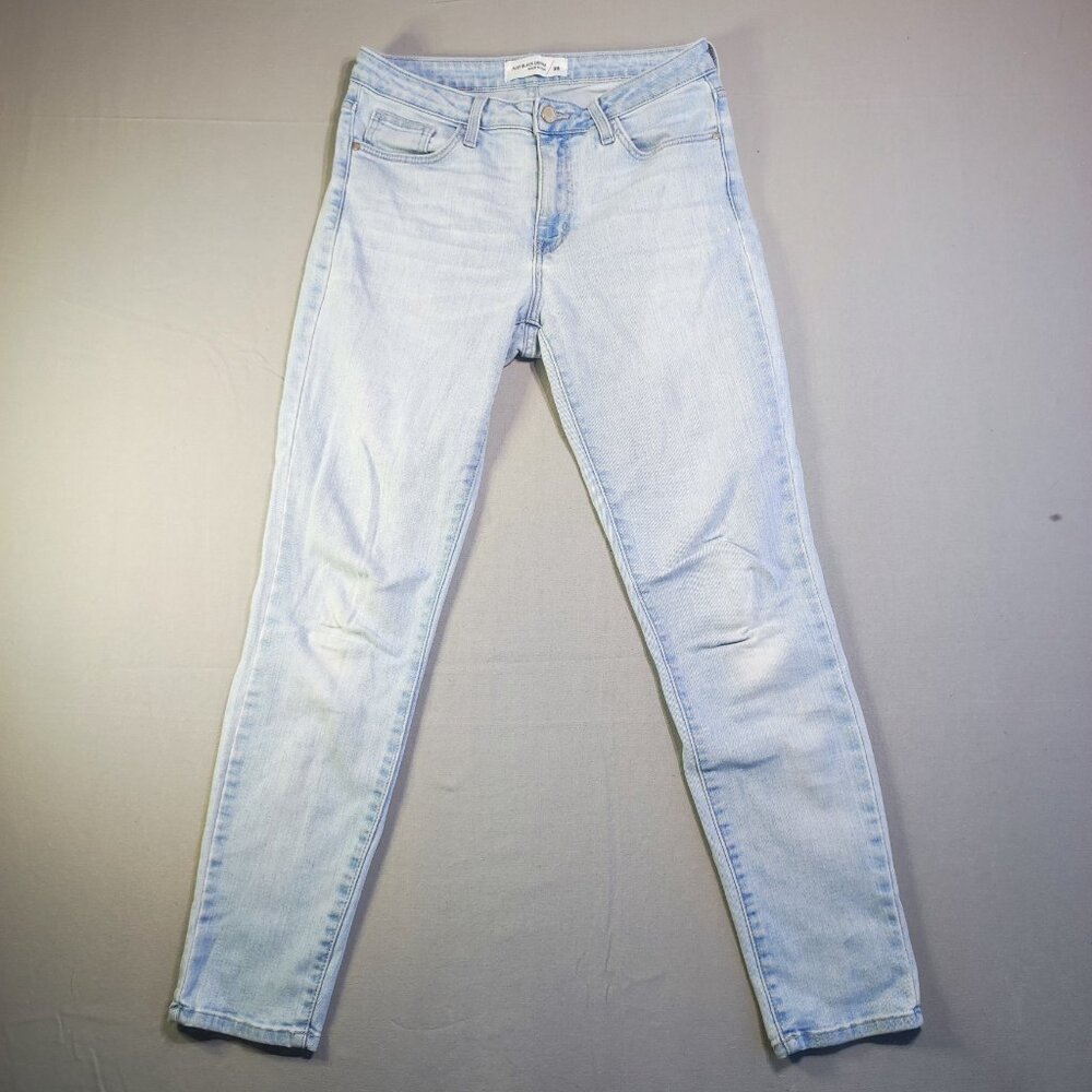Just Black Denim jeans women's size 28 hard washed blue ankle skinny